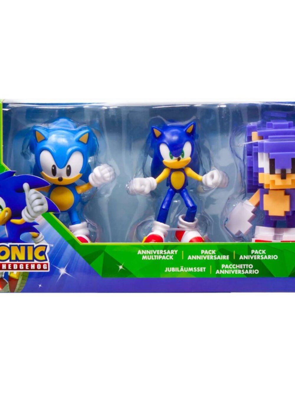 Sonic The Hedgehog 35th Anniversary Action Figure 3-Pack - New / Sealed